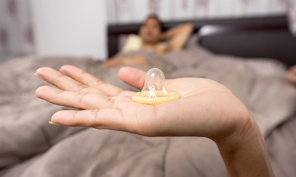kondom in lubrikant, ko ste vzbujeni