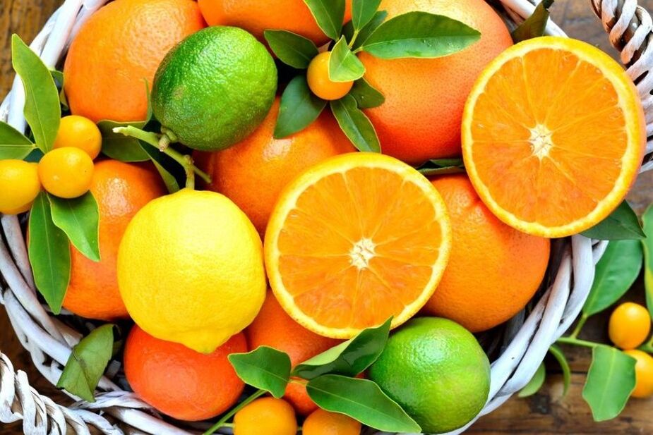 pomaranče in limone za moč